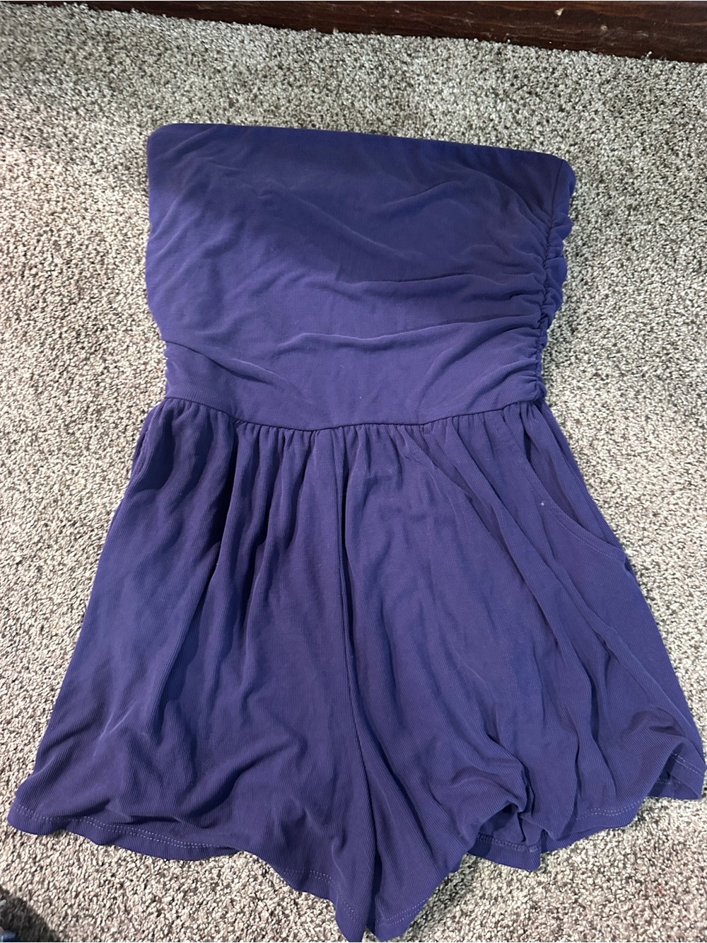 Strapless Purple romper